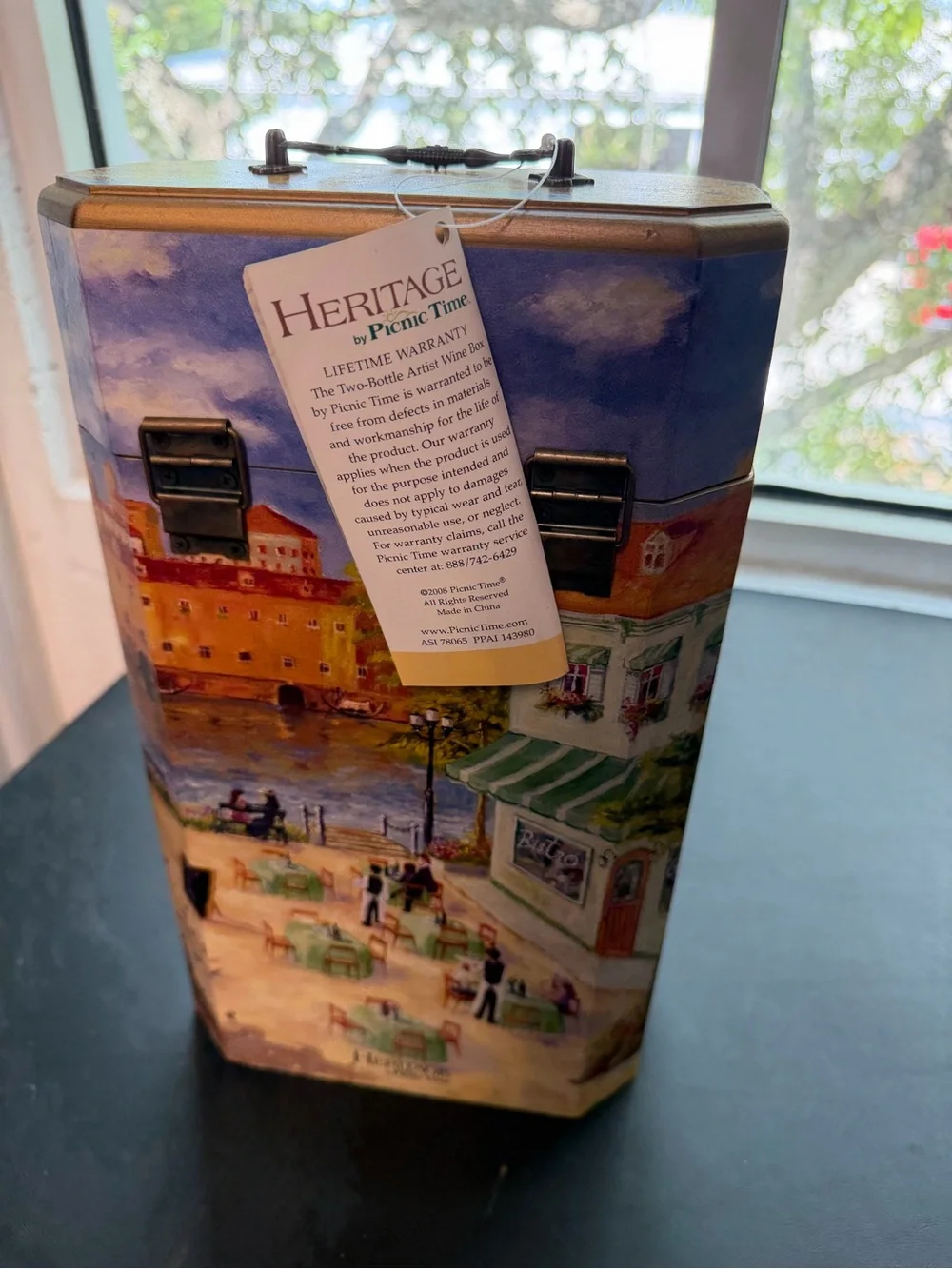 Heritage by Picnic Time Two-Bottle Artist Wine Box
